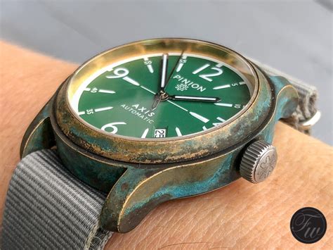 bronze watch patina